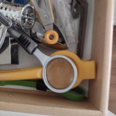 Assorted Kitchen Utensils and Gadgets