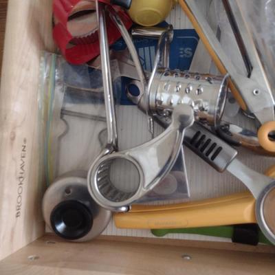 Assorted Kitchen Utensils and Gadgets