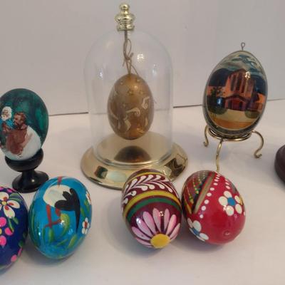 Easter/Holiday Decor- Rabbit and Painted Eggs