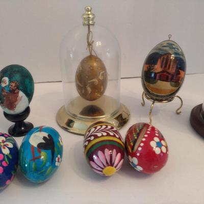 Easter/Holiday Decor- Rabbit and Painted Eggs