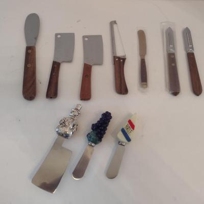 Collection of Cheese Knives and Spreaders