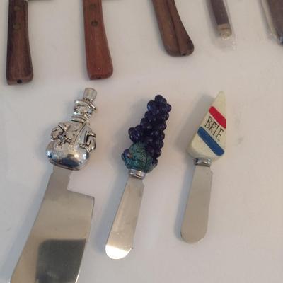 Collection of Cheese Knives and Spreaders
