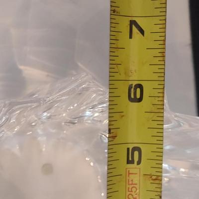 Orrefors of Sweden 'Fleur' Crystal Bowl- Approx 6" in Diameter