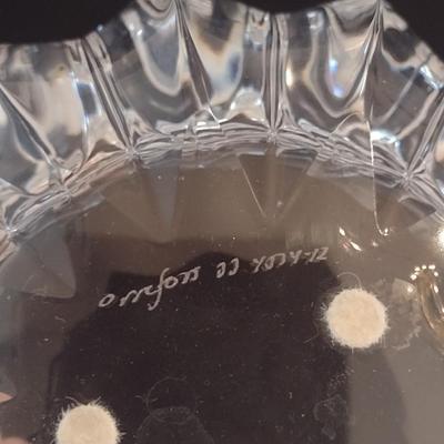 Orrefors of Sweden 'Fleur' Crystal Bowl- Approx 6" in Diameter