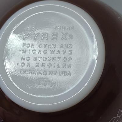 Pyrex Nesting Bowls- Three Pieces- Woodland Pattern