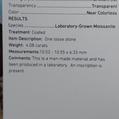 GIA CERTIFIED LAB GROWN MOISSANITE