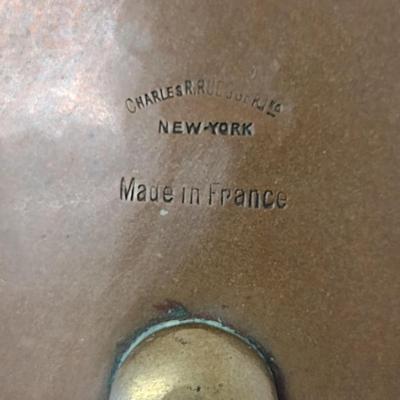 Charles R. Ruegger French Copper Fish Poacher