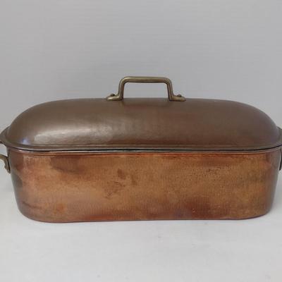 Charles R. Ruegger French Copper Fish Poacher