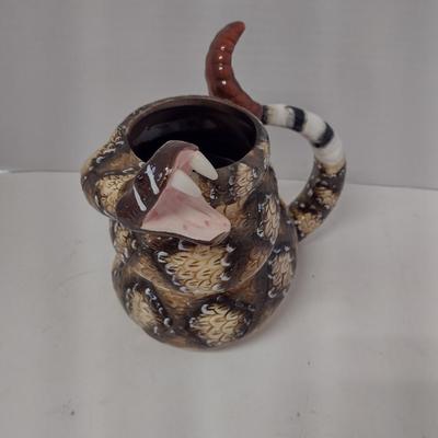 Large, Snake Design Ceramic Mug