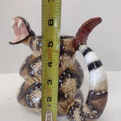 Large, Snake Design Ceramic Mug