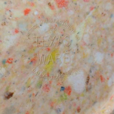 Vintage Texas Ware Confetti Bowl- Approx 11 3/8" in Diameter
