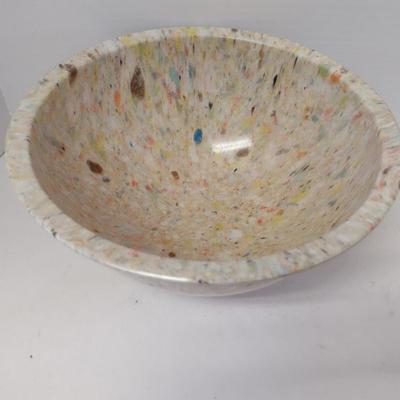 Vintage Texas Ware Confetti Bowl- Approx 11 3/8" in Diameter