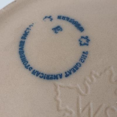 The Great American Stoneware Factory Souffle Dish