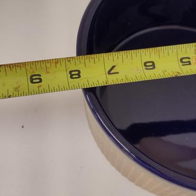 The Great American Stoneware Factory Souffle Dish