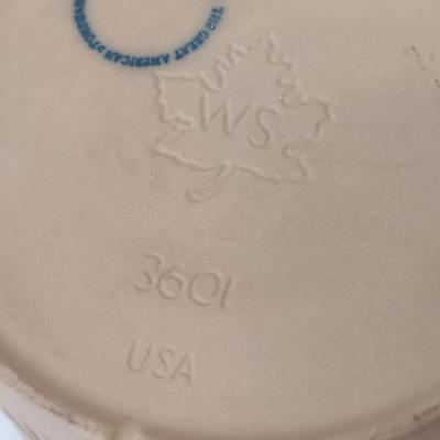 The Great American Stoneware Factory Souffle Dish