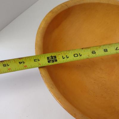 Turned Wooden Bowl- Dillingham Hart, Michigan- Approx 13" in Diameter
