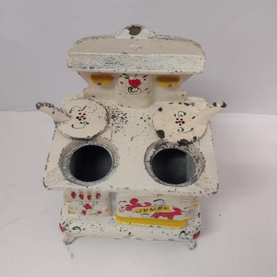 Vintage Miniature Cast Iron 'Jewel' Salesman's Sample Stove