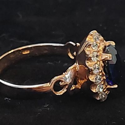 Lab-Created Sapphire Ring