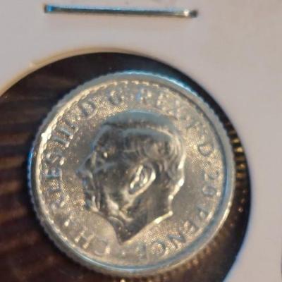 Charles III 2024 Britain silver coin