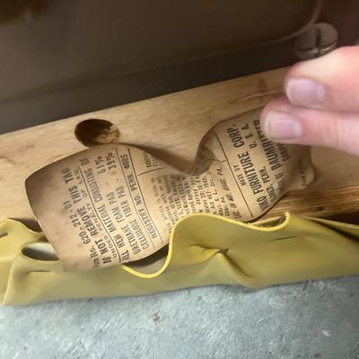 Pair of Vintage Mid-Century Modern Viko Baumritter Swivel Lounge Chairs - Original Yellow Vinyl