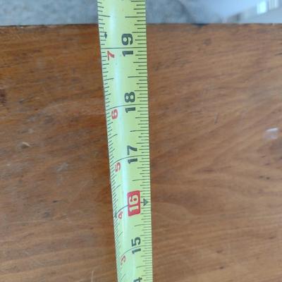 Vintage Solid Wood Double Drawer Pedestal Side Table