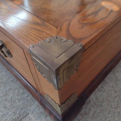 Bassett Chinoiserie Design Coffee Table with Single Drawer Storage