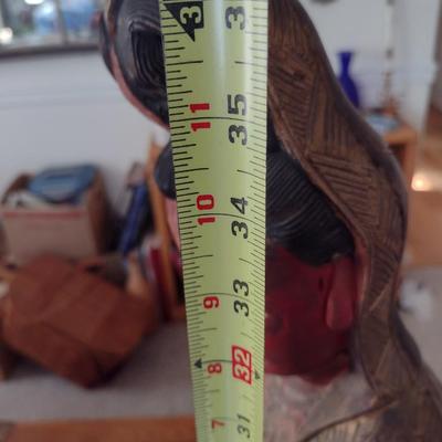 Wood Carved Goddess Statue 36"