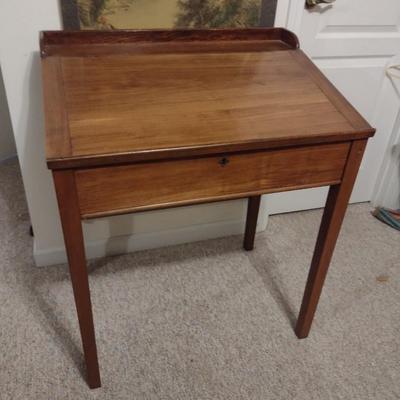 Vintage Flip Top Writing Desk