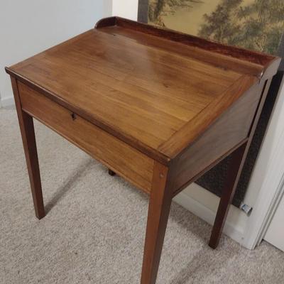 Vintage Flip Top Writing Desk