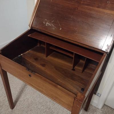 Vintage Flip Top Writing Desk