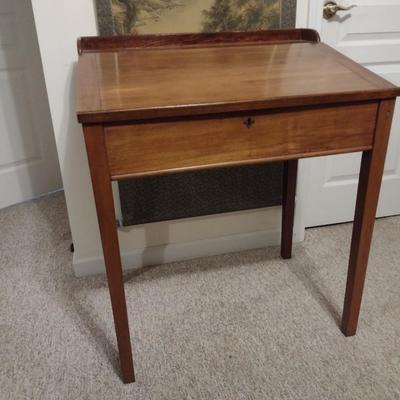 Vintage Flip Top Writing Desk