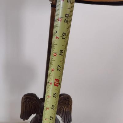 Brass American Eagle Post Table Lamp