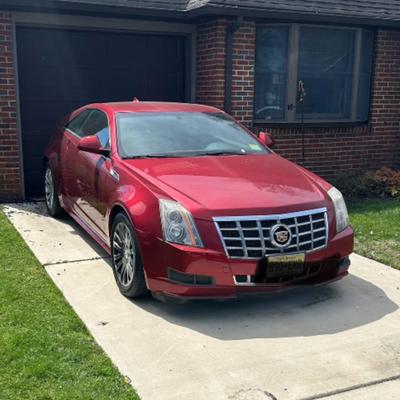 2014 Cadillac CTS Coupe - Stunning Red Exterior, Ebony Interior, Under 6,000 Miles, Original Window Sticker Included!