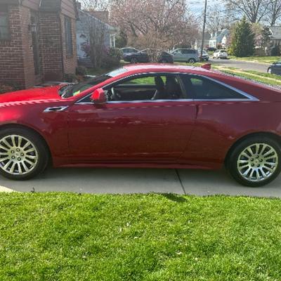 2014 Cadillac CTS Coupe - Stunning Red Exterior, Ebony Interior, Under 6,000 Miles, Original Window Sticker Included!