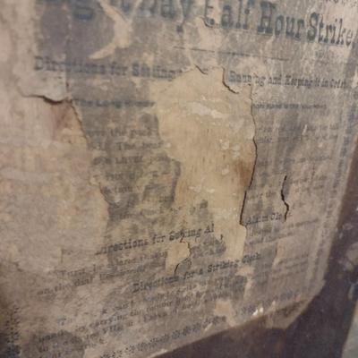 Antique Gingerbread Mantle Clock