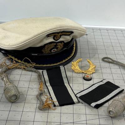 German Navel Officer Cape Shoulder Boards, Authentic WWII 