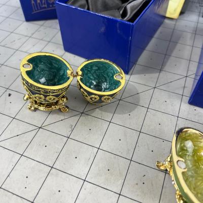 (3) Faberge Eggs 