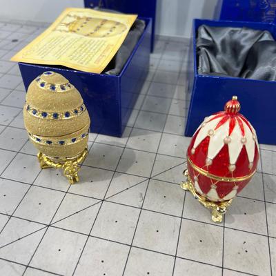 (4) Faberge Eggs 