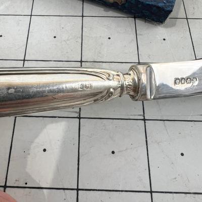 Set of Knives with Walking Lion Indicated English Sterling. 