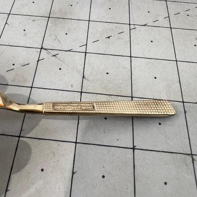 Set of 6 Gold tone, Arthur Price of England Demitasse Spoon 