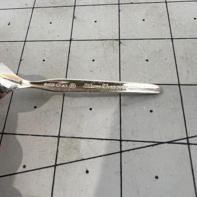 Silver Plated Silver Rapacity Demitasse Spoons No Case 