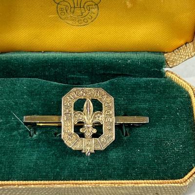 COLLECTIBLE RARE! - Boy Scout THANKS Badge Tie Pin in Box 