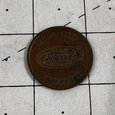 Ford 1933 Chicago Worlds Fair Coin Copper 
