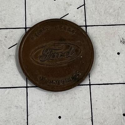 Ford 1933 Chicago Worlds Fair Coin Copper 