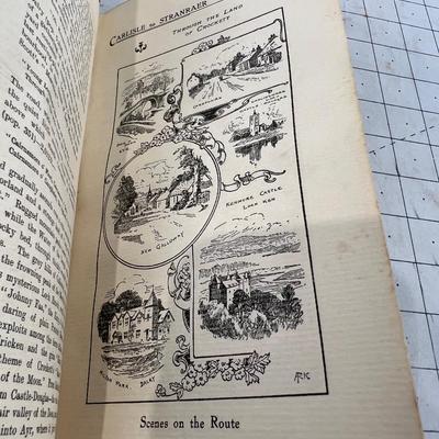 Antique Travel Book, Scotland for the Motorist Dated 1910