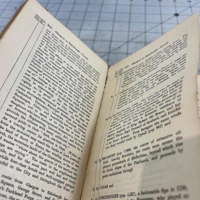 Antique Travel Book, Scotland for the Motorist Dated 1910