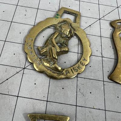 5 Horse Brasses all English Pubs 