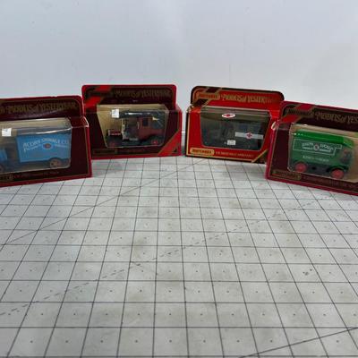 Models of Yesteryear by Matchbox (4) NEW trucks 