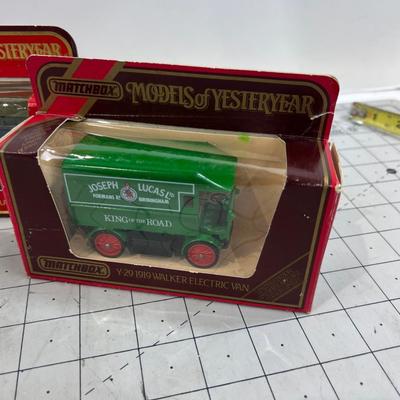 Models of Yesteryear by Matchbox (4) NEW trucks 