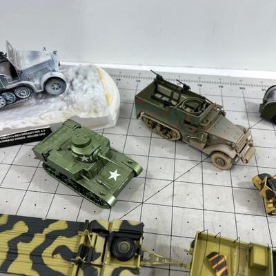 Mixed Lot of Military Vehicles No Boxes